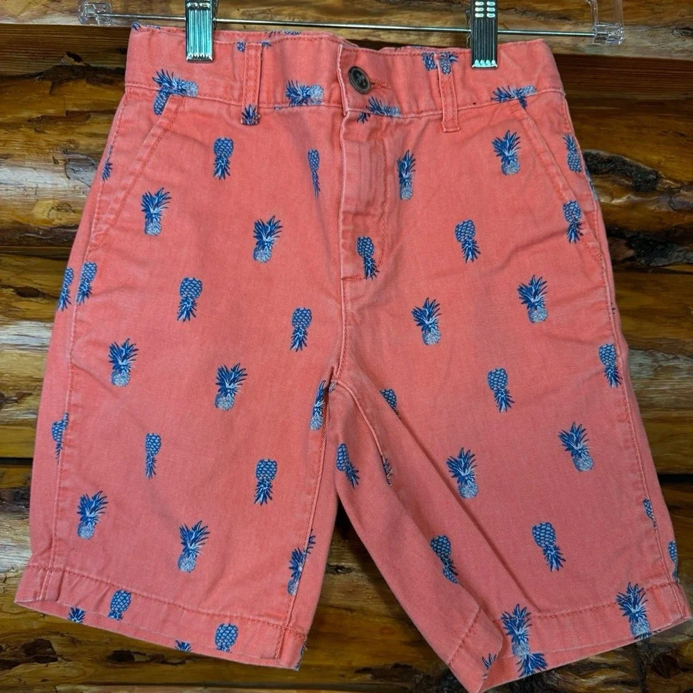 Children's Place Peachy Pineapple Shorts Size 6